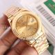 Yellow Gold Rolex Day Date ii 41mm Diamond Bezel Swiss Replica Watches (2)_th.jpg